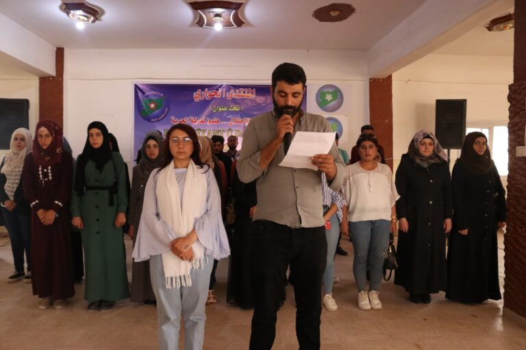 عقدت  مجلس شباب حزب سوريا المستقبل ندوة حوارية اليوم في مدينة الرقة